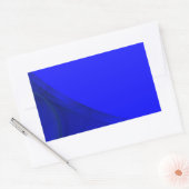 Royal Blue Fractal Background Rectangle Sticker (Envelop)