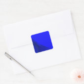 Royal Blue Fractal Background Square Sticker (Envelop)