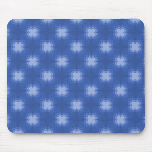 Royal Blue Funky Flair Mousepad Muismat (Voorkant)