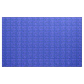 Royal Blue Geometric Circuit Fabric Stof (Yard (91,4 cm))