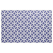 Royal Blue Geometric Pattern Fabric Stof (Fat Quarter)