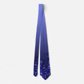 Royal Blue Glitter Necktie Stropdas (Achterkant)