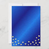 Royal Blue & Gold 50 en Fabulous Birthday Kaart (Achterkant)