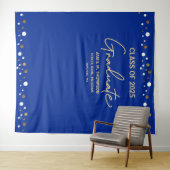 Royal Blue Gold Class van 2025 achtergrond afstude Wandkleed (In Situ (horizontaal))