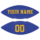 ROYAL BLUE GOLD EN NAVY Custom Football (Panelen)