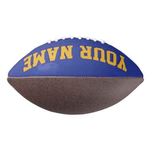 ROYAL BLUE GOLD EN NAVY Custom Football (Gedraaid 90)