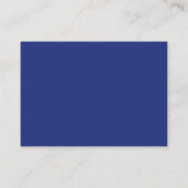 Royal Blue Gold Luier Raffle Ticket Informatiekaartje (Achterkant)