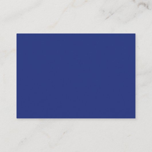 Royal Blue Gold Luier Raffle Ticket Informatiekaartje (Achterkant)
