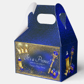 Royal Blue Gold Prince Baby shower Bedankdoosjes