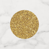 Royal Blue Gold Prince Verjaardag Confetti (Kleine voorkant)