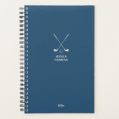 Royal Blue Golf Club Personal Weekly Planner (Voorkant)
