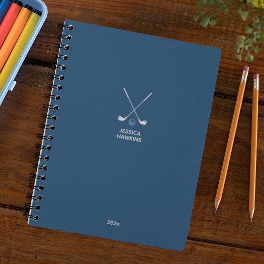 Royal Blue Golf Club Personal Weekly Planner