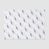 Royal Blue Heron Tissuepapier (Voorkant)