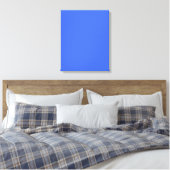 Royal Blue hex code 4169E1 Canvas Afdruk (Insitu (Slaapkamer))