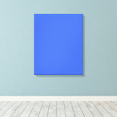 Royal Blue hex code 4169E1 Canvas Afdruk (Insitu (Houten vloer))