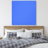 Royal Blue hex code 4169E1 Canvas Afdruk (Insitu (Slaapkamer))