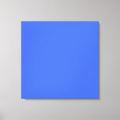 Royal Blue hex code 4169E1 Canvas Afdruk (Voorkant)