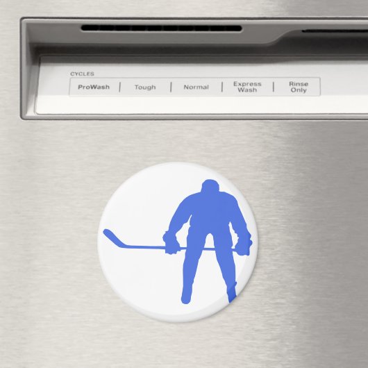 Royal Blue Hockey Magneet (Insitu (Vaatwasser))