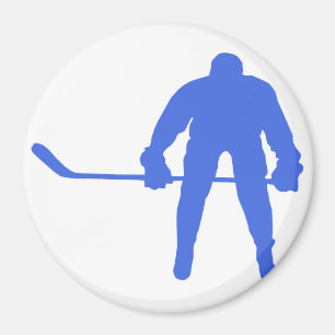 Royal Blue Hockey Magneet