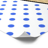 Royal Blue Ice Cream Cone Poster (Hoek)