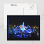 Royal Blue J.C. Nichols Fountain, Kansas City Briefkaart (Voorkant / Achterkant)