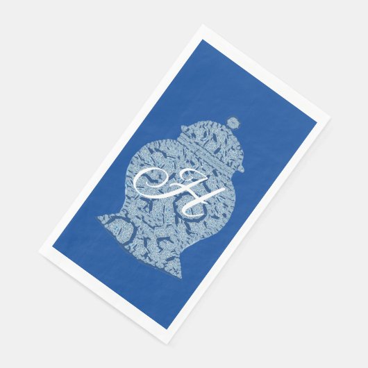 Royal Blue Jar Ginger Jars Mosaic Servet (Hoek)