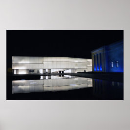 Royal Blue Kansas City Art Museum Poster