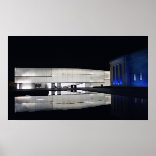 Royal Blue Kansas City Art Museum Poster (Voorkant)