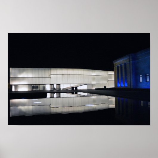 Royal Blue Kansas City Art Museum Poster (Voorkant)
