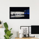 Royal Blue Kansas City Art Museum Poster (Thuiskantoor)