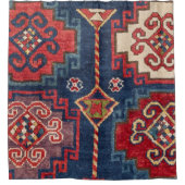 Royal Blue Kazak El Paso Vibes Douchegordijn (Voorkant)