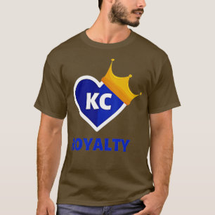 Royal Blue KC Fan Kansas City Crown Royalty G T-shirt