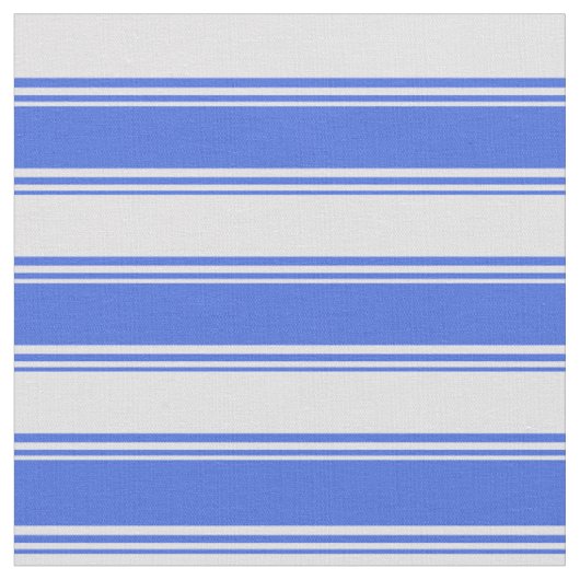 Royal Blue & Lavender Colored Stripes Pattern Stof (Close Up)