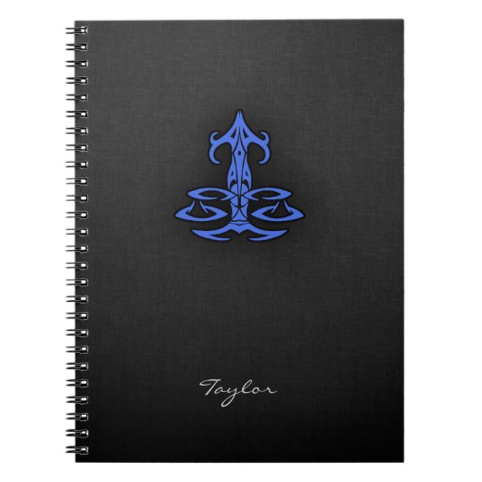 Royal Blue Libra Notitieboek (Voorkant)