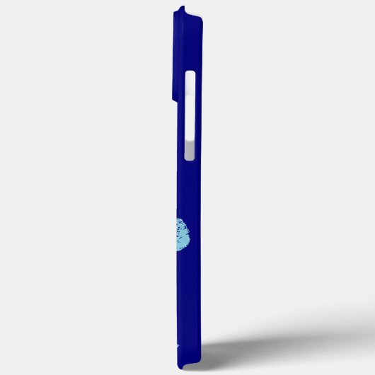 royal blue Light Blue Monarch Butterflies Case-Mate iPhone Case (Achterkant / Links)