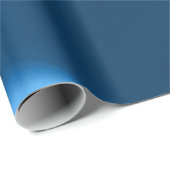 Royal blue luxe BIRTHDAY WEDDING WRAP Cadeaupapier (Rol Hoek)