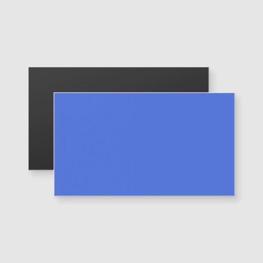 Royal Blue Magnetic Visitekaartje (Voorkant / Achterkant)