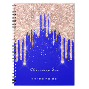 Royal Blue Makeup Artist Vrijgezellenfeest Spark Notitieboek