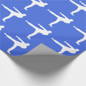 Royal Blue Martial Arts Cadeaupapier (Hoek)