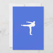 Royal Blue Martial Arts Kaart (Achterkant)