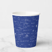 Royal Blue Math  Papieren Bekers (Links)