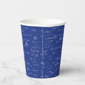 Royal Blue Math  Papieren Bekers (Rechts)