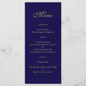 Royal Blue Menu (Voorkant)