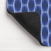 Royal Blue Metallic Ribbons Mousepad Muismat (Hoek)