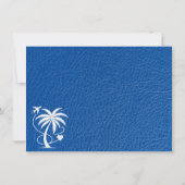 Royal Blue Mexico Passport Bedankkaart (Achterkant)