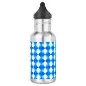 Royal Blue Modern Trendy Pattern Waterfles (Links)