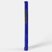 Royal Blue Monogram gepersonaliseerd Samsung Galaxy Hoesje (Rechterkant)