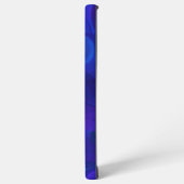 Royal Blue Monogram gepersonaliseerd Samsung Galaxy Hoesje (Linkerkant)