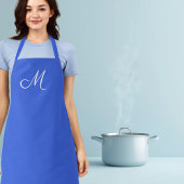 Royal  Blue -  monogrammed   Schort