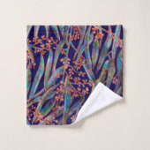 Royal Blue Mystical Eucalyptus Bad Handdoek (Wasdoekje)